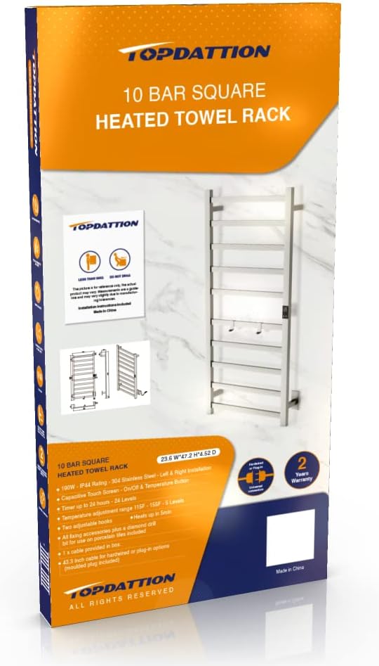 Electric Towel Warmer | Super Thin | - Image 4