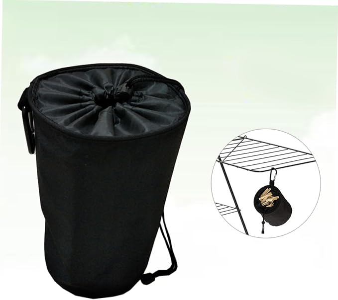 Mobestech Oxford Cloth Storage Bag Capacity Hanging Clothespins Bag Peg - Image 3