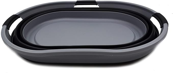 SAMMART 44L Collapsible Plastic Laundry Basket - Image 4