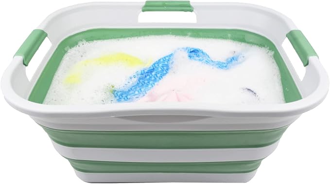 SAMMART 30L Collapsible Plastic Laundry Basket - Image 5