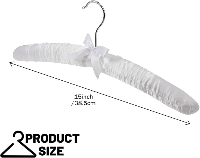 Jetec 48 Pieces Satin Padded Hangers - Image 3