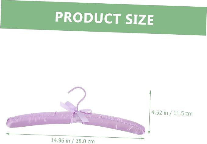 6pcs Padded Hangers Non- Satin Clothes Hangers - Image 8