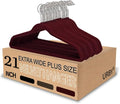 Urby Extra Wide Hangers for Plus Size Clothes, Ganchos para Colgar Ropa by Urby