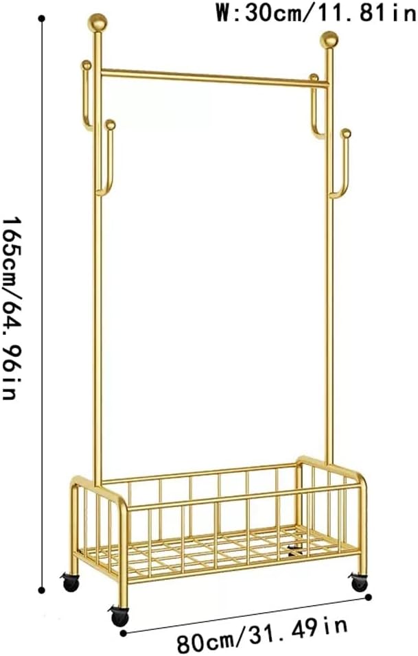 Corner Coat Rack Floor-Standing Bedroom Hanger - Image 2