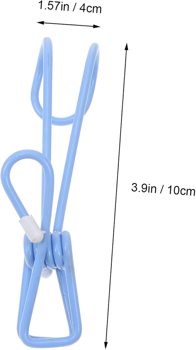 NUOBESTY 10PCS Plastic-Coated Clothes Pins - Image 2