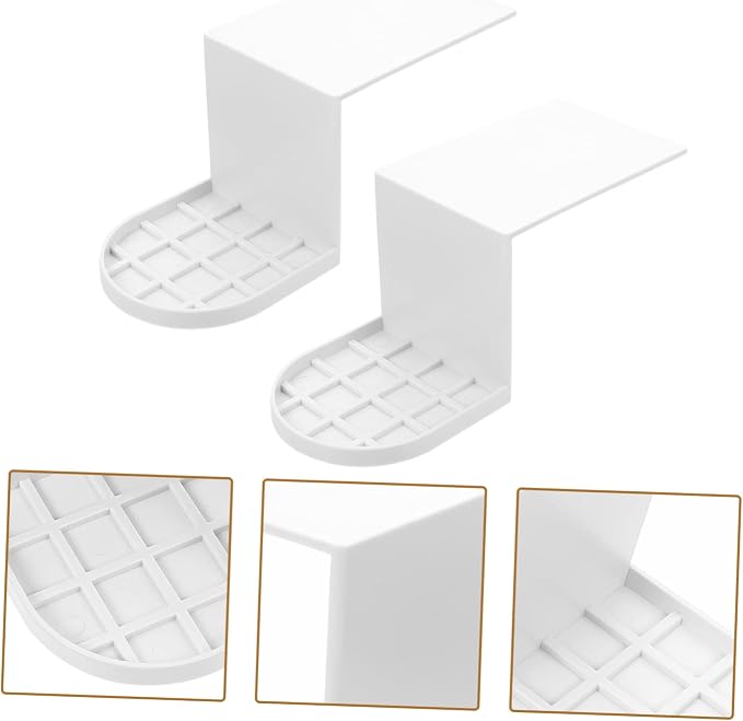 Mobestech 2pcs White Laundry Detergent Drip Tray Cup Holder Softener Liquid - Image 3
