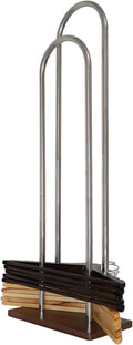 Hanger Stacker, Wood & Stainless Steel Hanger Storage Rack, Closet & Laundry by VCREATC-VCREATEFORCUSTOMER