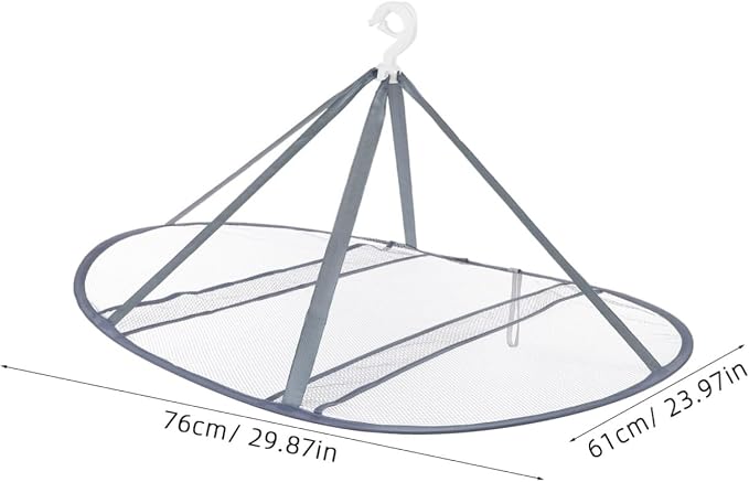 Efficient Air Dry Mesh Flat Mesh Drying Hanger Space-Saving Sweater Drying Rack - Image 6