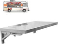 RV Concession Shelf Stainless Steel Folding Table Wall Mount, Fold Down Laundry by Unknown