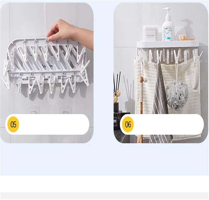 JSEIAJB 17pcs Socks Pegs Hangers - Image 6