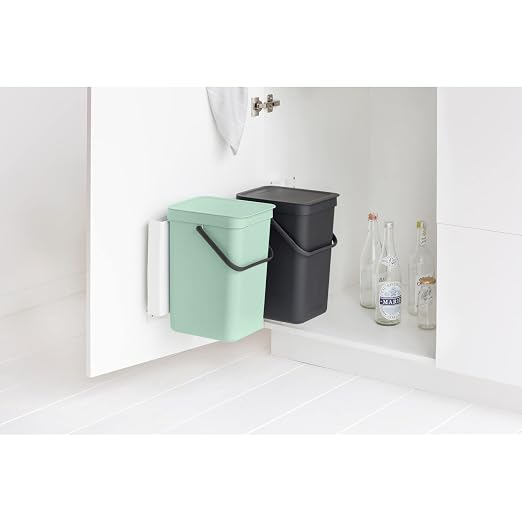 Brabantia Sort & Go Built-in Cupboard Recycling Cans Double Door Mounted Trash - Image 3