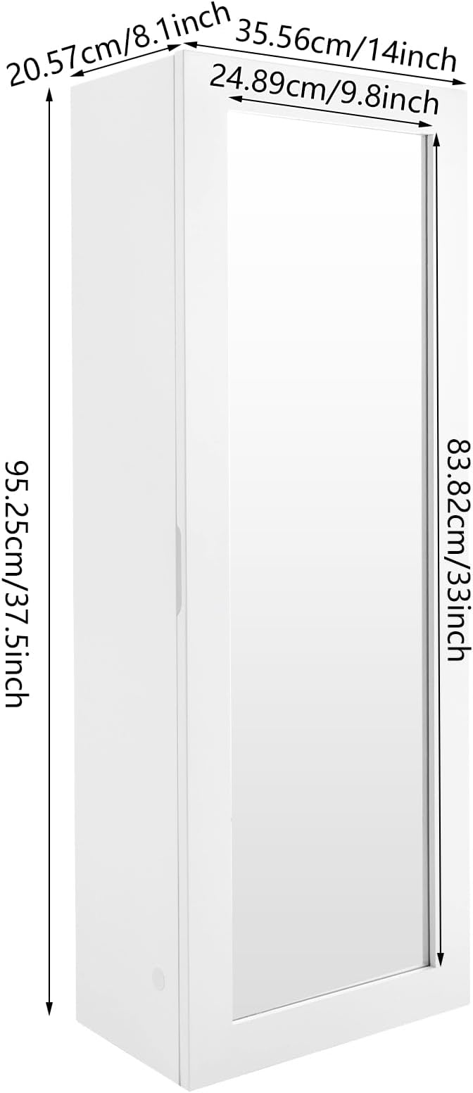 Wall Mounted Ironing Cabinet, Wall Mounted Ironing Board Cabinet, Foldable - Image 2