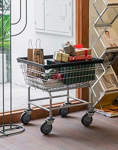 WB 300 Everstrong Superior Wire Laundry Cart, 2.8 Bushel - Image 2