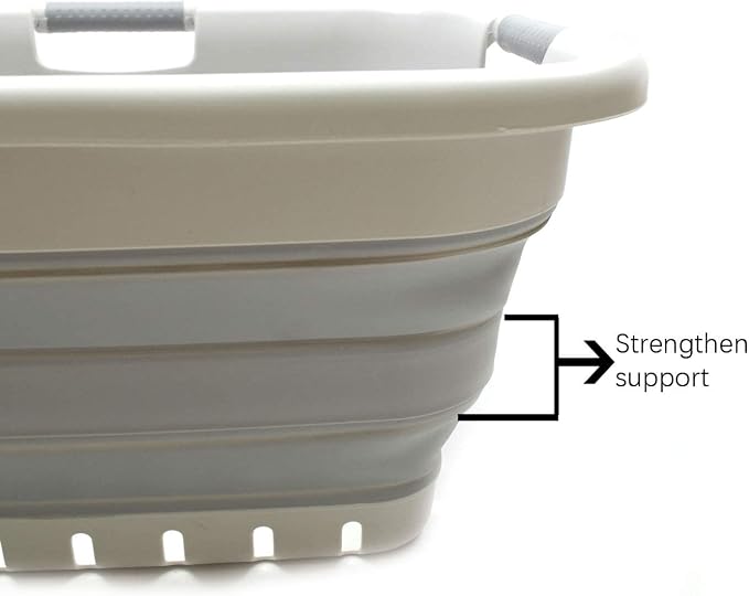 SAMMART 41L Collapsible Plastic Laundry Basket - Image 7