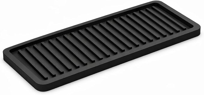 ZAPPOWARE Silicone Kitchen Sink Caddy Sponge Holder 11" x 4.33", Kitchen Soap by ZAPPOWARE