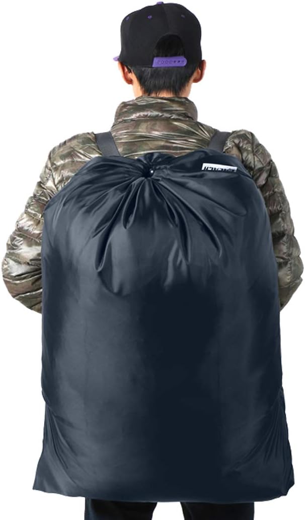 Laundry Bag Backpack, 27” x 34”Sturdy Laundry Bag - Image 4