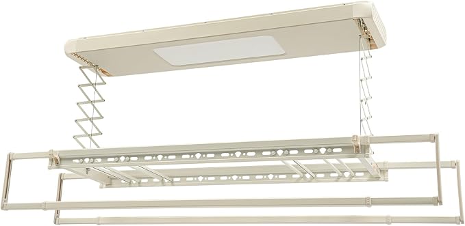 Electric Clothes Airing Rack, Adjustable Ceiling Mounted Smart Control Clothes - Image 9