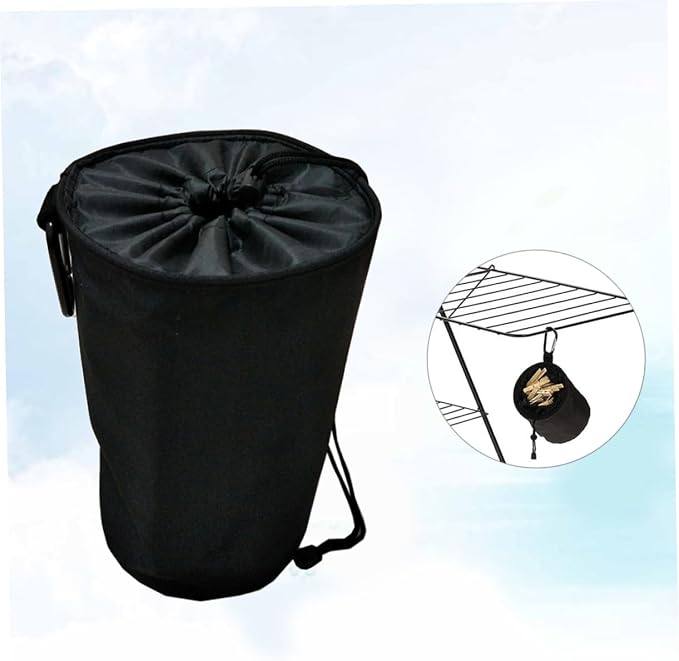 PRETYZOOM Hanging Clothespins Storage Bag Oxford Peg Organizer - Image 2
