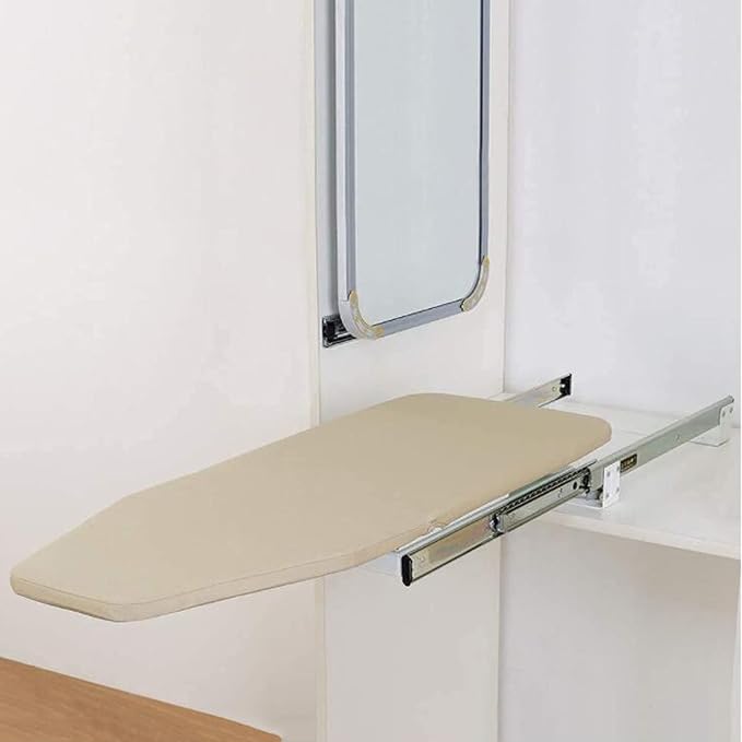 Ironing Board Retractable Pull Out Ironing Board Closet Sliding Out Swivel Iron by Unknown