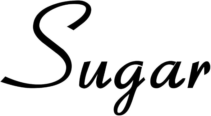 Sugar 3.5w x 2h Label | Kitchen Pantry Organization | Die Cut Vinyl Decal | by MinglewoodTrading