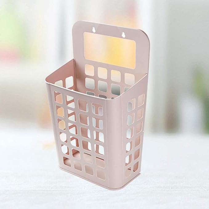 Hanging Handle Laundry Basket Wall Mount Clothes Hamper Laundry Organizer Cart - Image 7