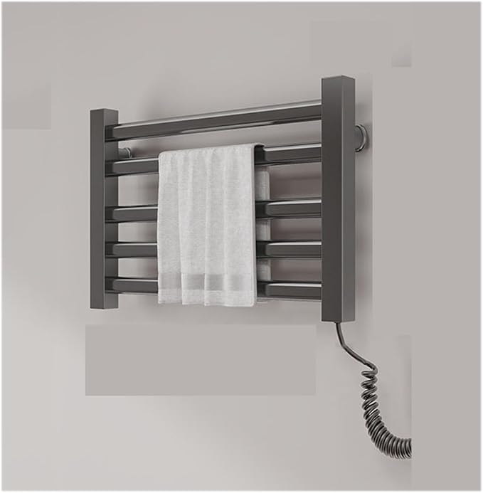 Wall-Mounted Heated Towel Rack by Unknown