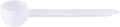 Plastic Measuring Scoop, 2 teaspoon Long Handle Spoons by TheScoopie