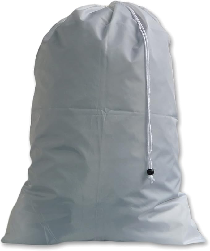 Big Laundry Bags with Drawstrings, Color: Silver, Size: 30x45 by Laundry+Bag+Store+Online