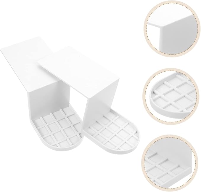 Mobestech 2pcs White Laundry Detergent Drip Tray Cup Holder Softener Liquid - Image 9