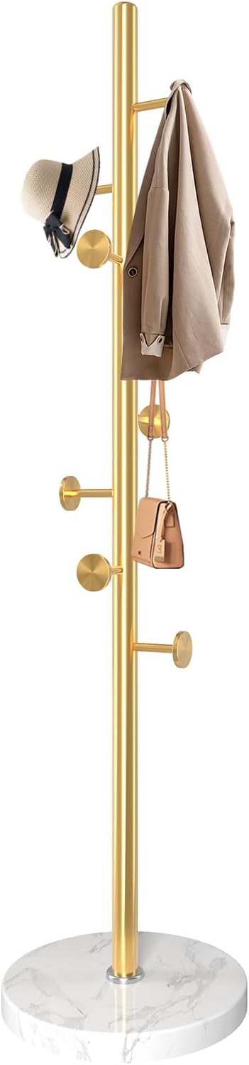 Metal Coat Rack Freestanding, Sturdy Coat Rack Stand by SnaikorCoatRackFreestanding
