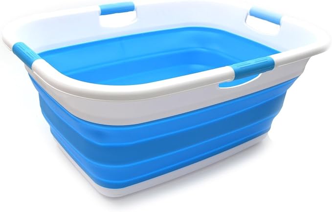 SAMMART 49L Collapsible 4 Handled Laundry Basket-Foldable Storage - Image 2
