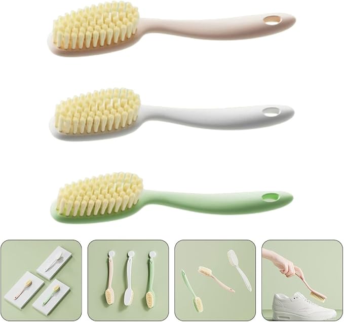 Baluue 3pcs Soft Bristle Shoe Brush Set - Image 8