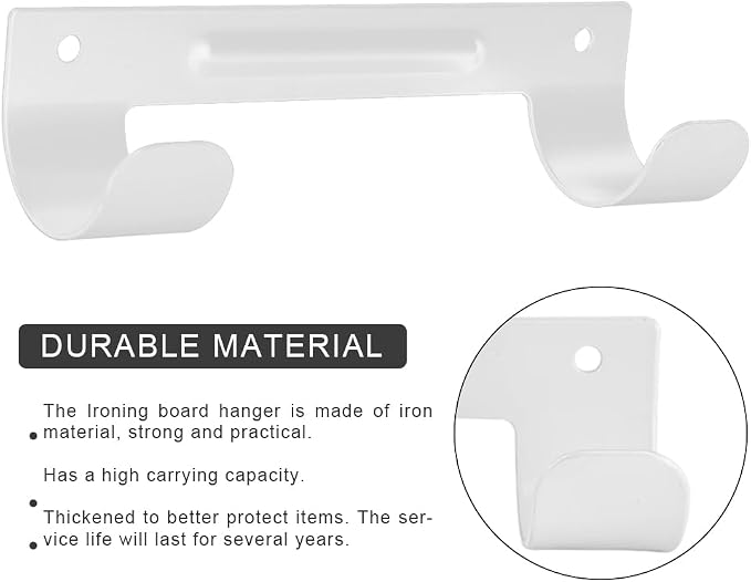 Ironing Board Hanger, Wall Mount Ironing Board Holder - Image 3