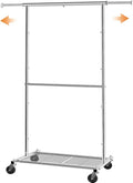 Simple Trending Standard Clothing Garment Rack, Rolling Clothes Organizer by SimpleTrending