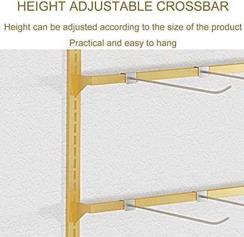 Retail Garment Rack Modern Clothes Hanging Bar, Boutique Sock Organizer Rail - Image 7
