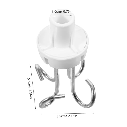 Stainless Steel Pole Hook Sturdy Rack Accessory - Image 2