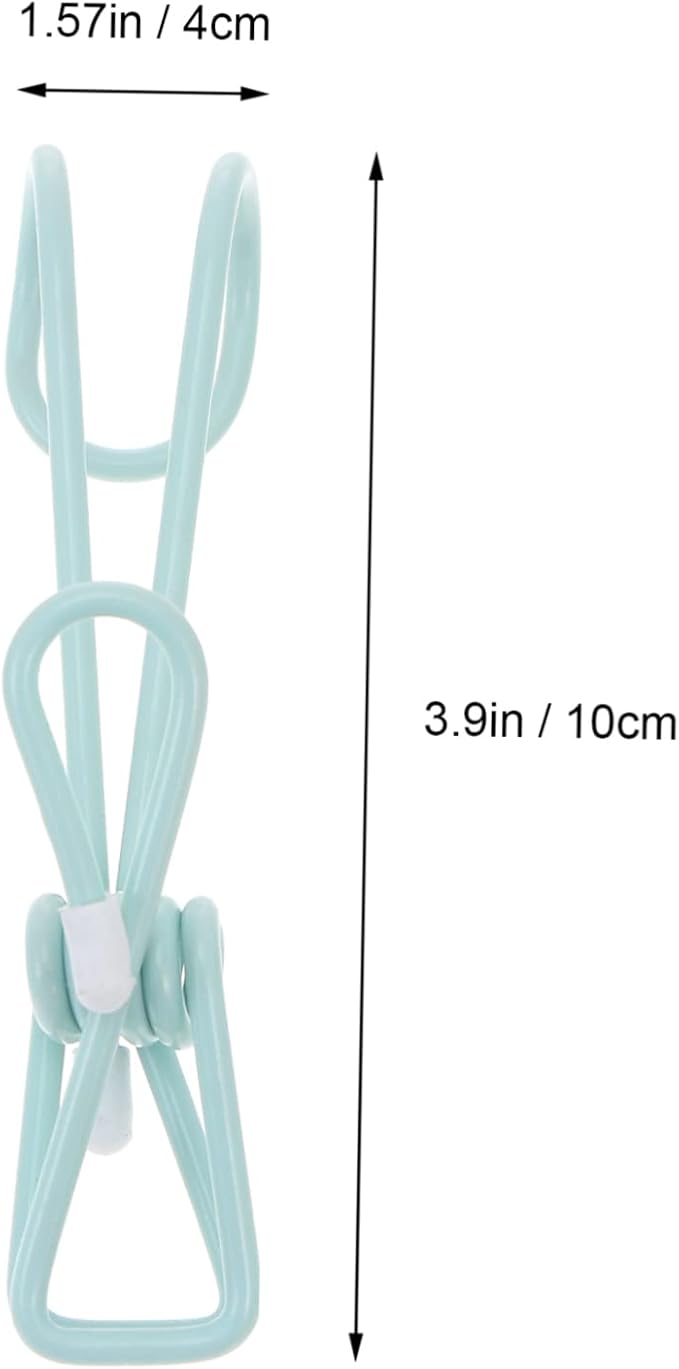 10pcs Plastic Clamp Hooks Easy to Use - Image 2