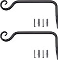 2 Pack 10 Inch Premium Metal Plant Hangers – Sturdy Wall Hooks by Unknown