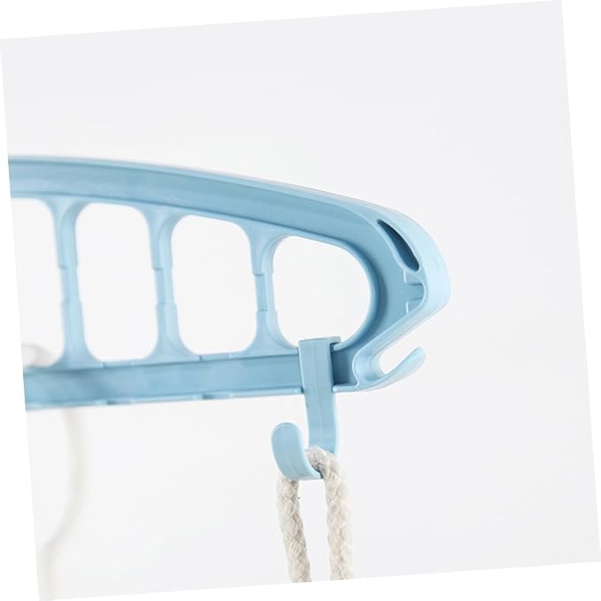 PRETYZOOM 2pcs Laundry Hanger Rack Rotating Folding Hanger Space Saving Home - Image 6
