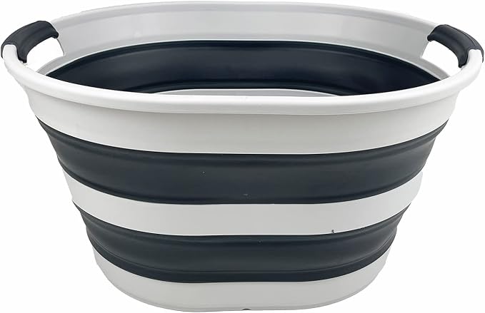 SAMMART 23L Collapsible Plastic Laundry Basket - Image 4