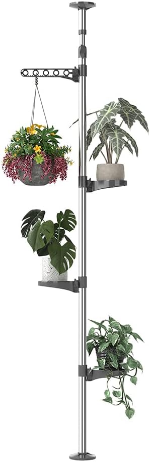 Hershii 5-Layer Indoor Plant Stand Pole Spring Tension Rod Corner Flower by FineLivingStartingwithaHome