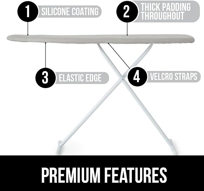 GORILLA GRIP The Original Ironing Board Cover and Pad, Silicone Coating - Image 10
