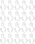 HEVSTIL 20Pcs Windproof Hanger Clips, 45mm Anti-Slip Drying Rack Hooks by HEVSTIL