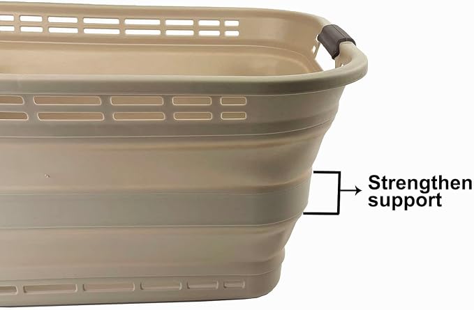 SAMMART 42L Collapsible Plastic Laundry Basket - Image 4