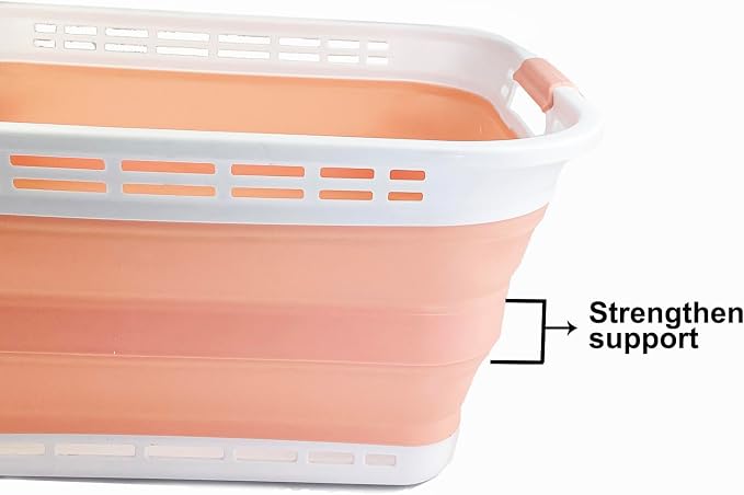 SAMMART 42L Collapsible Plastic Laundry Hamper/Basket - Image 4
