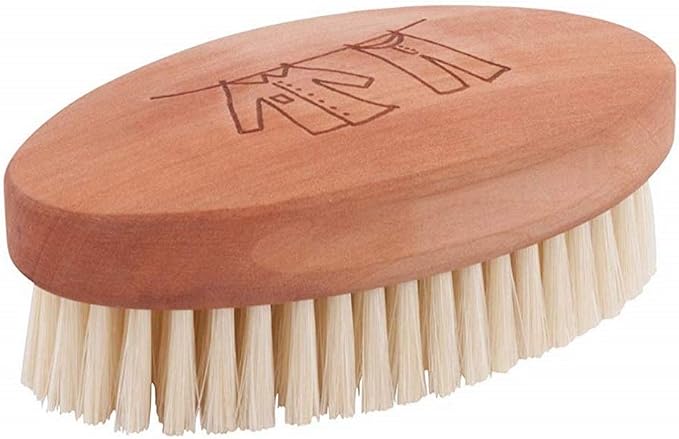 REDECKER Laundry Brush 4-1/2 inch Natural Pig Bristle Laundry Brush Made in by Redecker