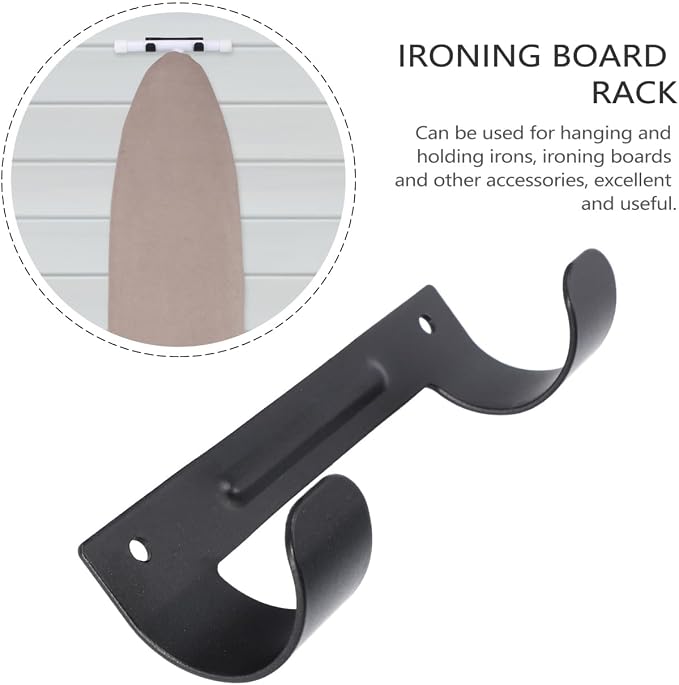 Angoily Ironing Hanger Ironing Board Hanger Ironing Board Holder Hook Bracket - Image 7