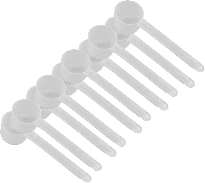 Plastic Measuring Scoop, 1/2 Tablespoon Long Handle Spoons by TheScoopie
