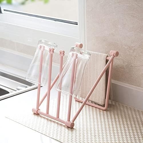 Towel Holder Wall Mounted Towel Rail Kiten Storage Rack Folding Vertical - Image 4