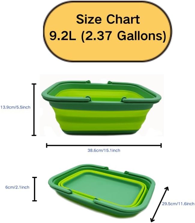 SAMMART 9.2L Collapsible Tub - Image 3
